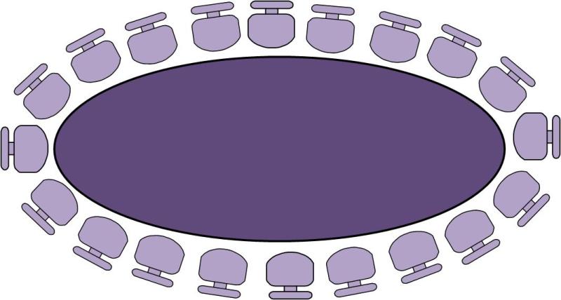 Rectangle Table Seating Chart Template