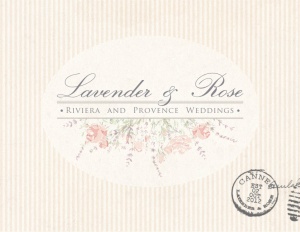Lavender and Rose postcard